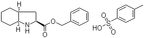 structure of CAS# 94062-52-9, L-Octahydroindole-2-carboxylic acid benzyl ester 4-methylbenzenesulfonate;(2S,3aS,7aS)-Octahydro-1H-indole-2-carboxylic acid phenylmethyl ester 4-methylbenzenesulfonate