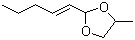 trans-2-Hexenal propyleneglycol acetal molecular structure (CAS 94089-21-1)