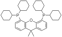 4,5-Bis(dicyclohexylphosphino)-9,9-dimethyl-9H-xanthene molecular structure (CAS 940934-47-4)