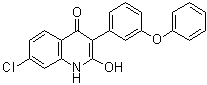 7-Chloro-2-hydroxy-3-(3-phenoxyphenyl)-4(1H)-quinolinone molecular structure (CAS 940943-34-0)