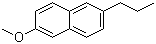 structure of CAS# 94134-18-6, 2-Propyl-6-methoxynaphthalene