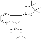 1-Boc-7-azaindole-3-boronic acid pinacol ester molecular structure (CAS 942070-47-5)