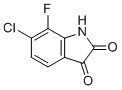 structure of CAS# 942493-23-4, 6-Chloro-7-fluoroindoline-2,3-dione