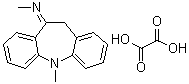 N-(5,11-Dihydro-5-methyl-10H-dibenz[b,f]azepin-10-ylidene)-methanamine ethanedioate (1:1) molecular structure (CAS 94291-63-1)