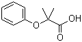 结构式 CAS# 943-45-3, 2-甲基-2-苯氧基丙酸