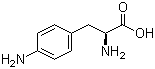 结构式 CAS# 943-80-6, 4-氨基-L-苯丙氨酸