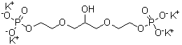 1,3-Bis[2-(phosphonooxy)ethoxy]-2-propanol tetrapotassium salt molecular structure (CAS 94313-95-8)