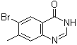 结构式 CAS# 943605-85-4, 6-溴-7-甲基-4(3H)-喹唑啉酮
