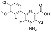 Florpyrauxifen molecular structure (CAS 943832-81-3)