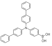 结构式 CAS# 943836-24-6, B-[4-[双(联苯-4-基)氨基]苯基]硼酸