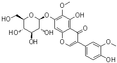 Iristectorin B molecular structure (CAS 94396-09-5)