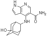 Peficitinib molecular structure (CAS 944118-01-8)