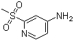 2-(Methylsulfonyl)-4-pyridinamine molecular structure (CAS 944401-88-1)