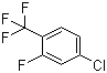 structure of CAS# 94444-59-4, 4-Chloro-2-fluorobenzotrifluoride