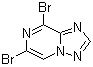 结构式 CAS# 944709-42-6, 6,8-二溴-[1,2,4]三唑并[1,5-a]吡嗪