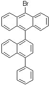 9-Bromo-10-(4-phenyl-1-naphthalenyl)anthracene molecular structure (CAS 944801-28-9)
