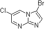 structure of CAS# 944906-48-3, 3-Bromo-6-chloroimidazo[1,2-a]pyrimidine