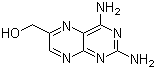 structure of CAS# 945-24-4, 2,4-Diamino-6-(hydroxymethyl)pteridine;(2,4-Diamino-6-pteridinyl)methanol