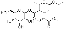 结构式 CAS# 945721-10-8, 7-O-乙基莫诺苷