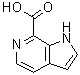 structure of CAS# 945840-82-4, 1H-Pyrrolo[2,3-c]pyridine-7-carboxylic acid