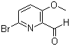 6-Bromo-3-methoxypyridine-2-carboxaldehyde molecular structure (CAS 945954-95-0)