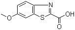 6-Methoxy-2-benzothiazolecarboxylic acid molecular structure (CAS 946-13-4)