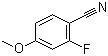 2-Fluoro-4-methoxybenzonitrile molecular structure (CAS 94610-82-9)