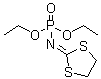 2-[Diethoxyphosphinylimino]-1,3-dithiolane molecular structure (CAS 947-02-4)