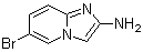 structure of CAS# 947248-52-4, 6-Bromoimidazo[1,2-a]pyridin-2-amine;(6-Bromoimidazo[1,2-a]pyridin-2-yl)amine