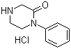 结构式 CAS# 94783-18-3, 1-苯基-2-哌嗪酮盐酸盐