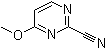 structure of CAS# 94789-37-4, 2-Cyano-4-methoxypyrimidine;4-Methoxypyrimidine-2-carbonitrile