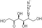 5-叠氮基-5-脱氧-D-果糖分子结构 (CAS 94801-02-2)