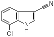 7-Chloro-1H-indole-3-carbonitrile molecular structure (CAS 948015-64-3)