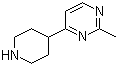 2-甲基-4-(哌啶-4-基)嘧啶分子结构 (CAS 949100-33-8)
