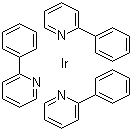 Tris(2-phenylpyridine)iridium molecular structure (CAS 94928-86-6)