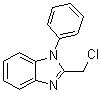 structure of CAS# 94937-86-7, 2-Chloromethyl-1-phenyl-1H-benzoimidazole;2-Chloromethyl-1-phenyl-1H-benzimidazole