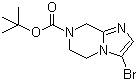 tert-Butyl 3-bromo-5,6-dihydroimidazo[1,2-a]pyrazine-7(8H)-carboxylate molecular structure (CAS 949922-61-6)