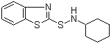 structure of CAS# 95-33-0, N-Cyclohexyl-2-benzothiazolesulfenamide ;N-cyclohexylbenzothiazole-2-sulfenamide; Accelerator CZ