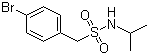 1-(4-溴苯基)-N-异丙基甲磺酰胺分子结构 (CAS 950227-44-8)