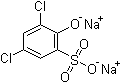 3,5-Dichloro-2-hydroxy-benzenesulfonic acid disodium salt molecular structure (CAS 95041-38-6)