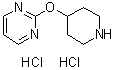 2-[(Piperidin-4-yl)oxy]pyrimidine dihydrochloride molecular structure (CAS 950649-19-1)