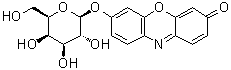 结构式 CAS# 95079-19-9, 试卤灵 beta-D-吡喃半乳糖苷