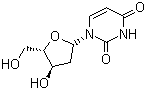2'-Deoxyuridine molecular structure (CAS 951-78-0)