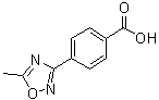 4-(5-Methyl-[1,2,4]oxadiazol-3-yl)benzoic acid molecular structure (CAS 95124-68-8)