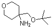 4-[(1,1-Dimethylethoxy)methyl]tetrahydro-2H-pyran-4-amine molecular structure (CAS 951625-96-0)