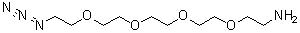 14-Azido-3,6,9,12-tetraoxatetradecan-1-amine molecular structure (CAS 951671-92-4)