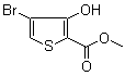 结构式 CAS# 95201-93-7, 4-溴-3-羟基噻吩-2-羧酸甲酯
