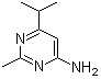 structure of CAS# 95206-97-6, 2-Methyl-6-(1-methylethyl)-4-pyrimidinamine