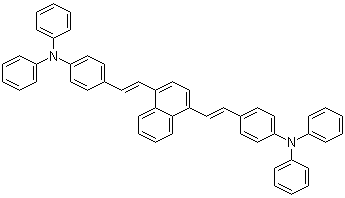 4,4'-[1,4-Naphthalenediyldi-(1E)-2,1-ethenediyl]bis[N,N-diphenylbenzenamine] molecular structure (CAS 952065-58-6)