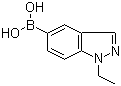 B-(1-Ethyl-1H-indazol-5-yl)boronic acid molecular structure (CAS 952319-70-9)